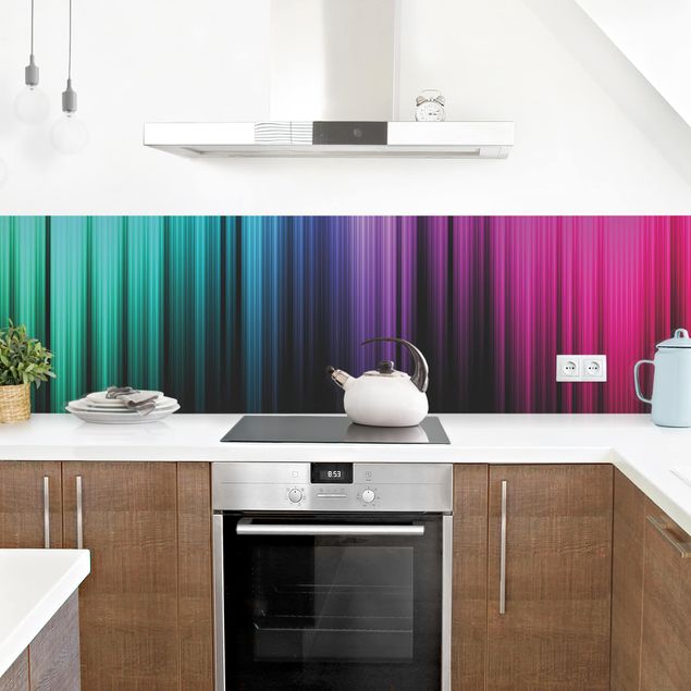 Rivestimenti cucina di plastica Display arcobaleno II