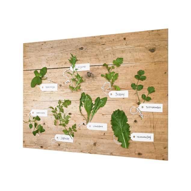 Paraschizzi in vetro - Herbs With Labeling