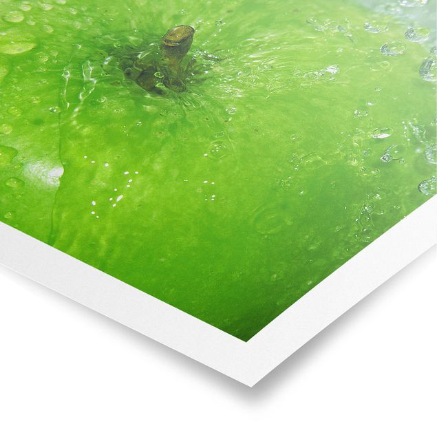 Poster - green Apple - Quadrato 1:1