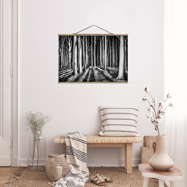 Foto su tessuto da parete con bastone - Spookey Foresta - Orizzontale 2:3
