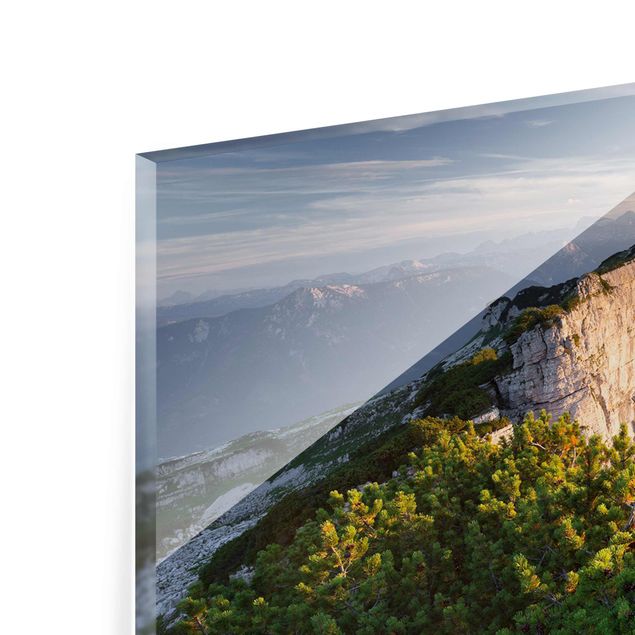 Quadro in vetro - Loser North Wall In Austria - Panoramico