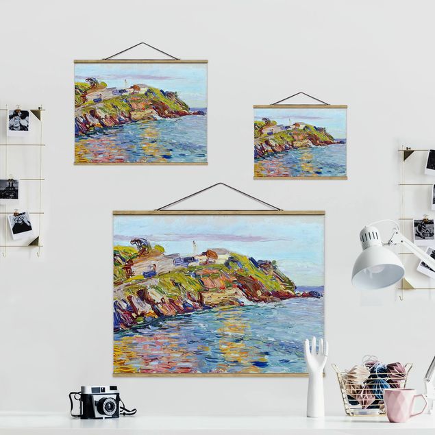Foto su tessuto da parete con bastone - Wassily Kandinsky - Bay Rapallo - Orizzontale 3:4
