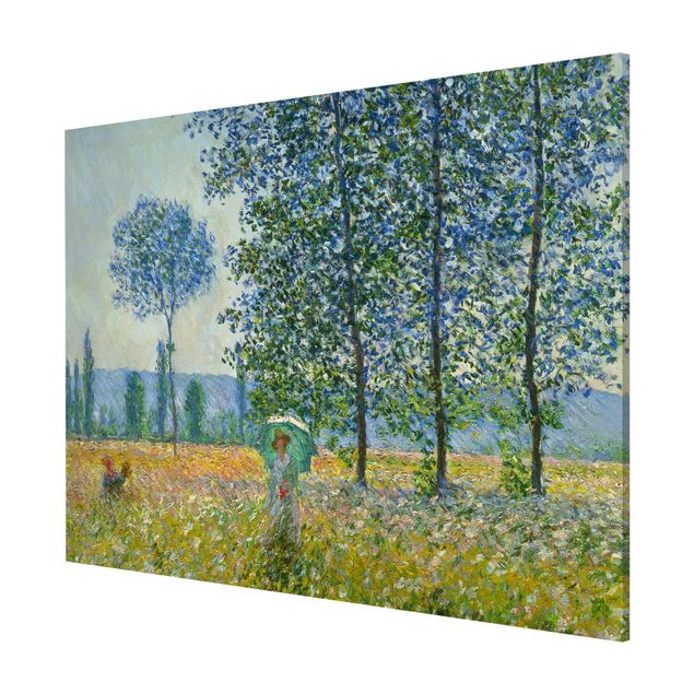 Lavagna magnetica - Claude Monet - campo in primavera - Formato orizzontale 3:4