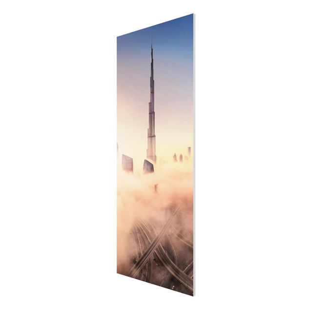 Quadro in forex - Heavenly skyline di Dubai - Pannello