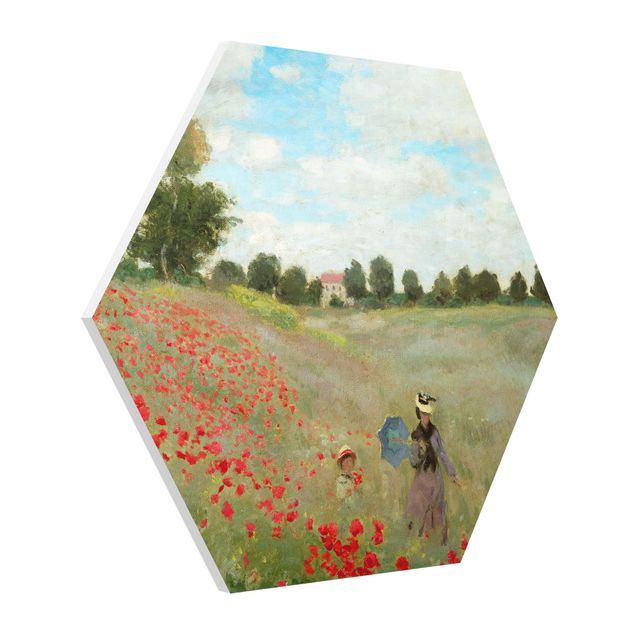 Esagono in forex - Claude Monet - Campo di papaveri A Argenteuil