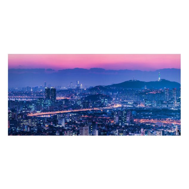 Lavagna magnetica - Skyline di Seul