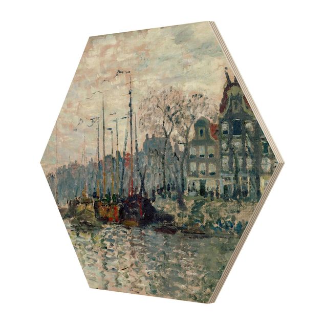 Esagono in legno - Claude Monet - Kromme Waal Amsterdam