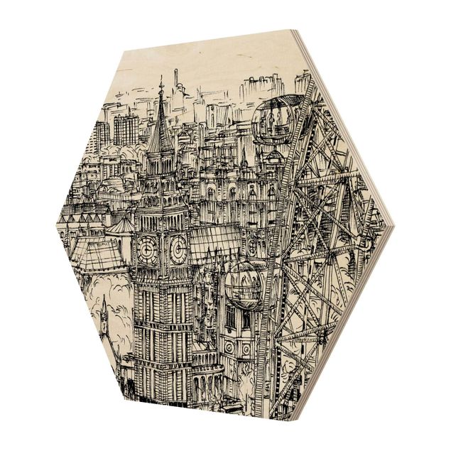 Esagono in legno - Città Studi - London Eye