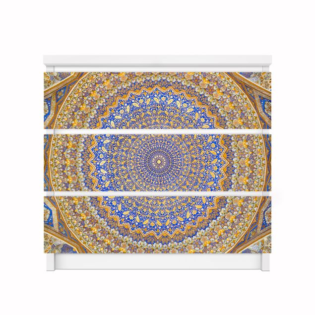 Carta adesiva per mobili IKEA - Malm Cassettiera 3xCassetti - Dome of the Mosque