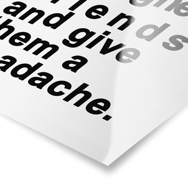 Poster - Designers Headache - Verticale 3:2