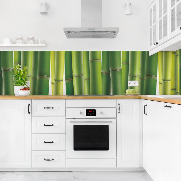 Rivestimenti cucina adesivi Piante di bambù II