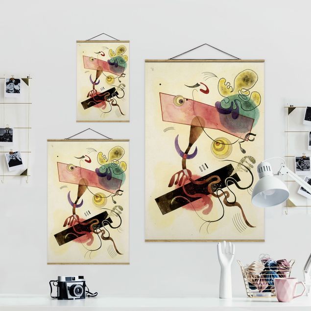Foto su tessuto da parete con bastone - Wassily Kandinsky - taches - Verticale 3:2