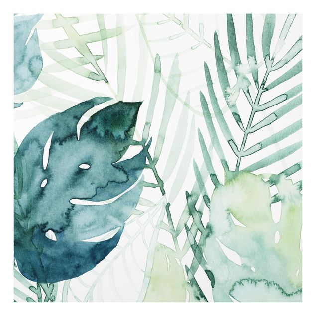 Paraschizzi in vetro - Palm Fronds In Water Color I