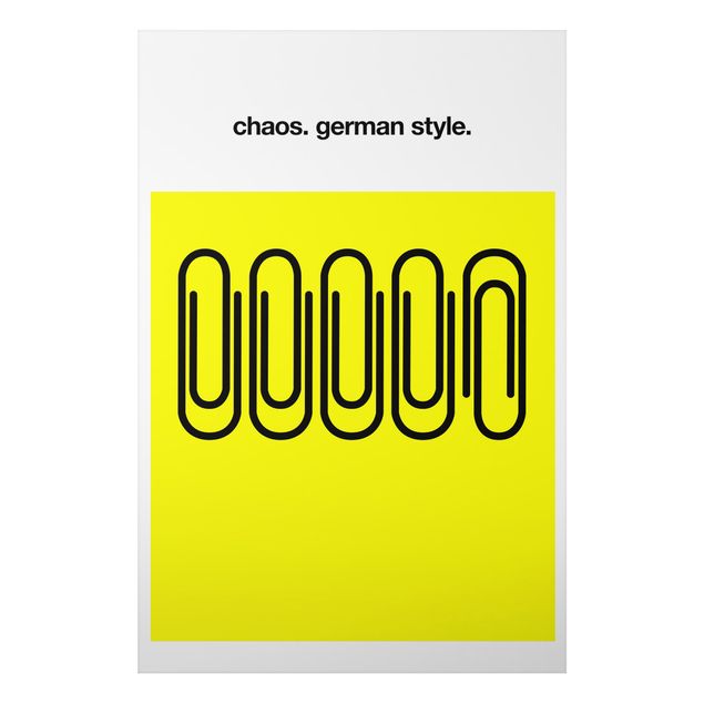 Stampa su alluminio - German Chaos - Verticale 3:2