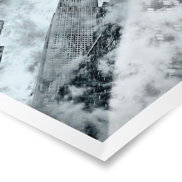 Poster - Facciata Della Empire State Building - Quadrato 1:1
