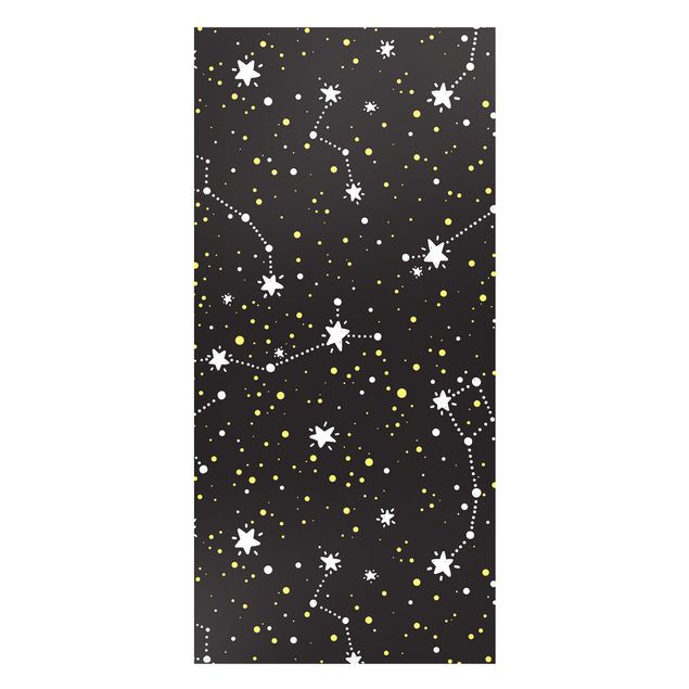 Lavagna magnetica - Cielo stellato disegnato con Orsa Maggiore