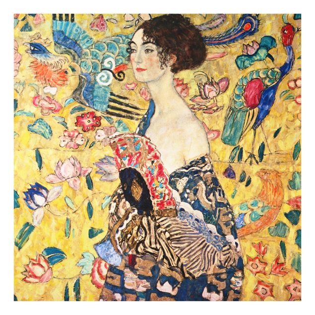 Paraschizzi in vetro - Gustav Klimt - Lady With Fan