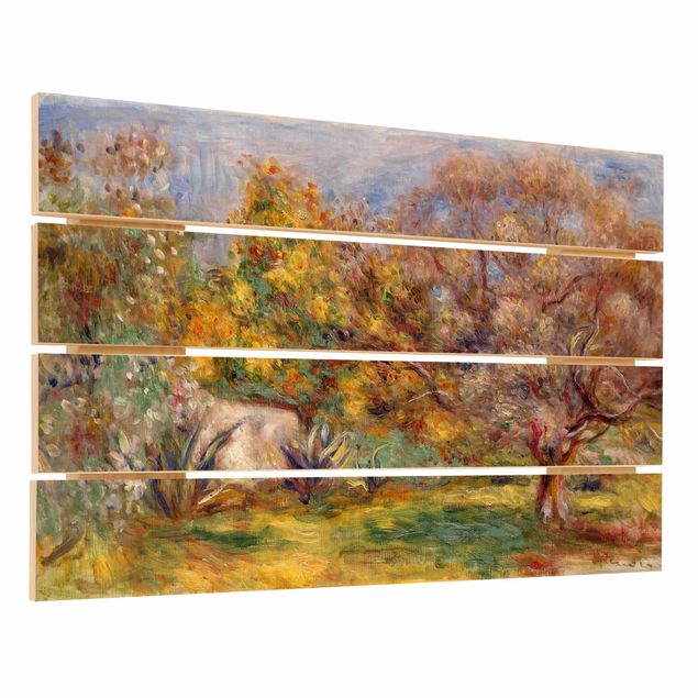 Stampa su legno - Auguste Renoir - Olive Garden - Orizzontale 2:3