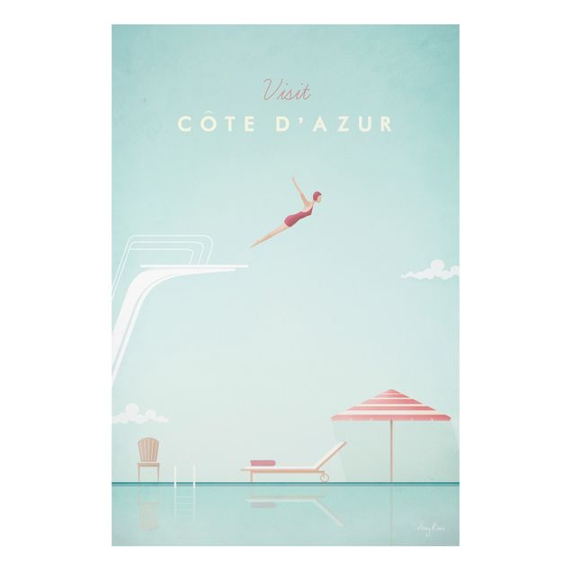 Stampa su Forex - Poster Viaggi - Côte d'Azur - Verticale 3:2