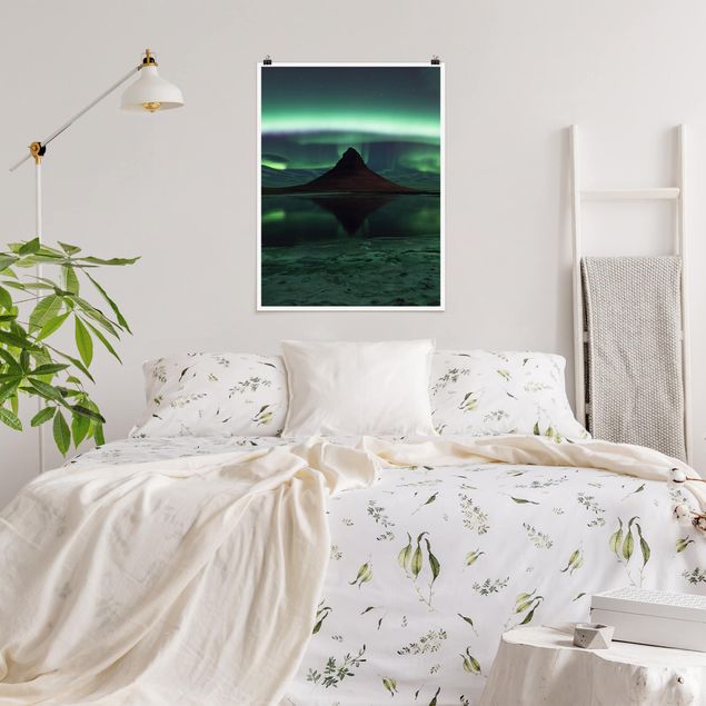 Poster - Aurora in Islanda - Verticale 4:3