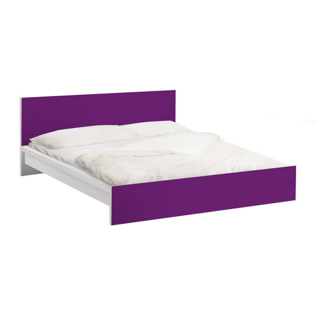 Carta adesiva per mobili IKEA - Malm Letto basso 180x200cm Colour Purple