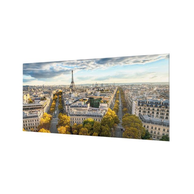 Paraschizzi in vetro - Nice day in Paris - Formato orizzontale 2:1