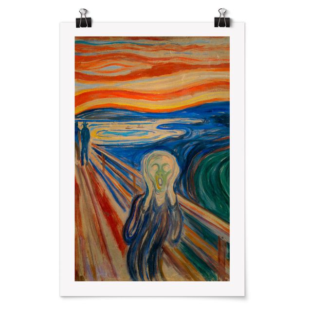Poster - Edvard Munch - L'urlo - Verticale 3:2