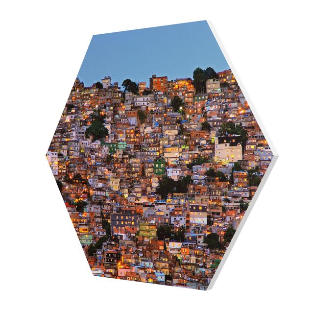 Esagono in forex - Rio De Janeiro favela Sunset