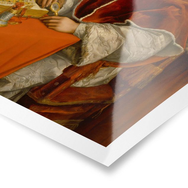 Poster - Raffael - Ritratto di Papa Leone X - Verticale 4:3