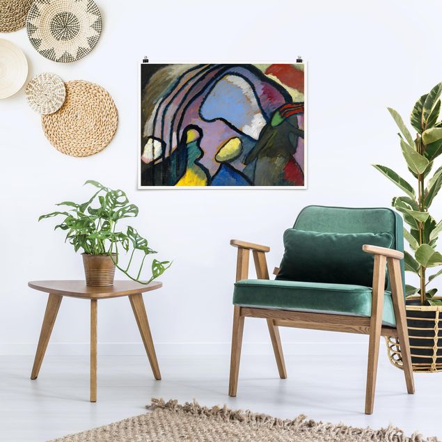 Abstrakte Malerei Wassily Kandinsky - Studio per l'improvvisazione 10
