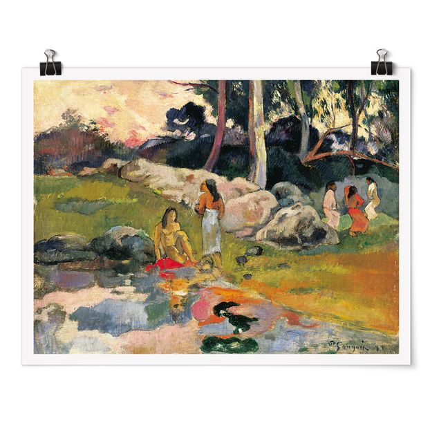 Poster - Paul Gauguin - Riverside - Orizzontale 3:4