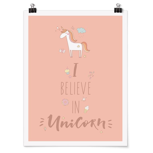 Poster - I Believe In Unicorn - Verticale 4:3