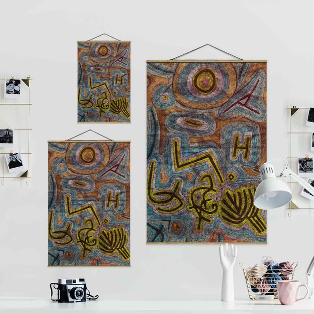 Foto su tessuto da parete con bastone - Paul Klee - Catharsis - Verticale 3:2