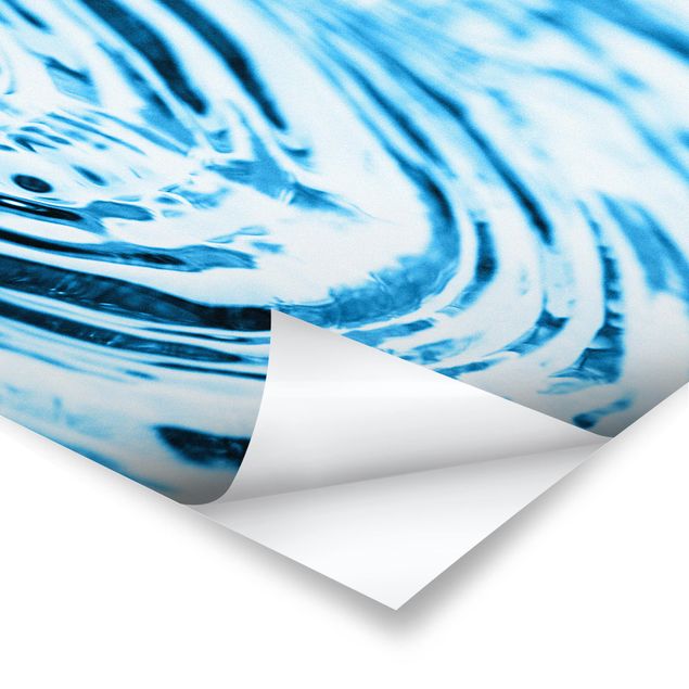 Poster - gocce di Turbulence - Panorama formato orizzontale
