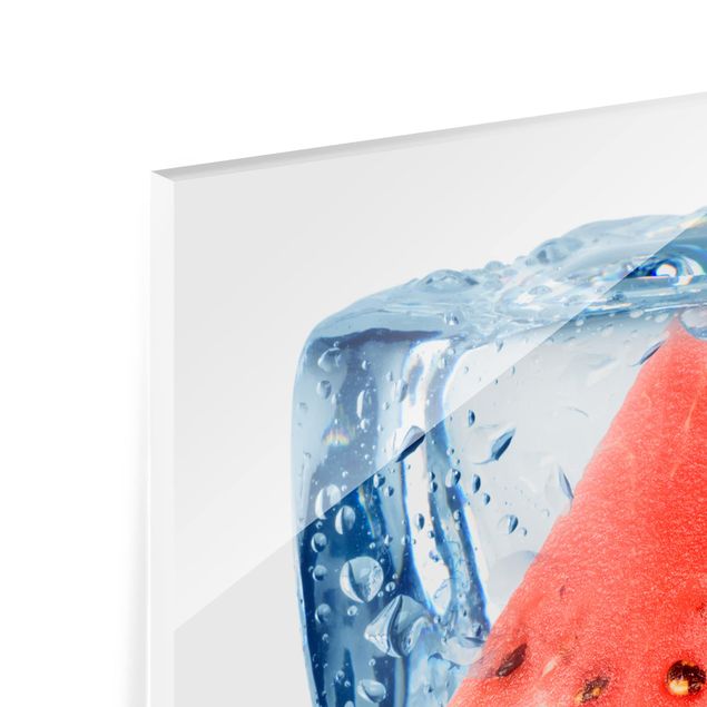 Paraschizzi in vetro - Melon in ice cube