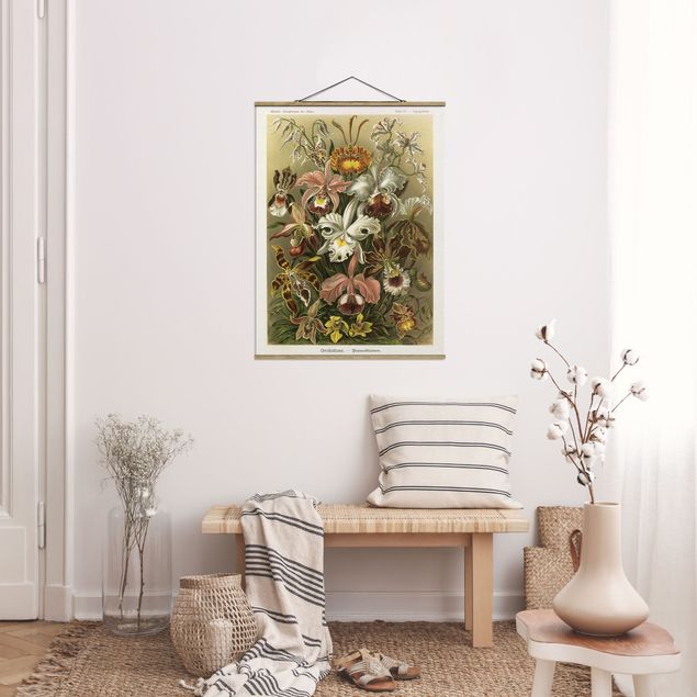 Foto su tessuto da parete con bastone - Consiglio Orchid Vintage - Verticale 4:3