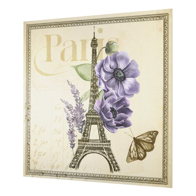 Paraschizzi in vetro - Paris Collage Eiffel Tower