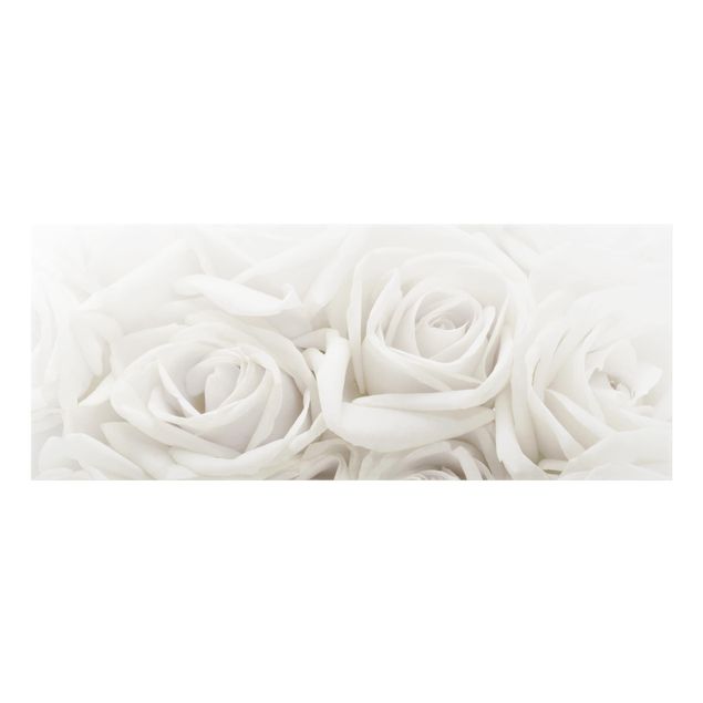 Paraschizzi in vetro - White Roses