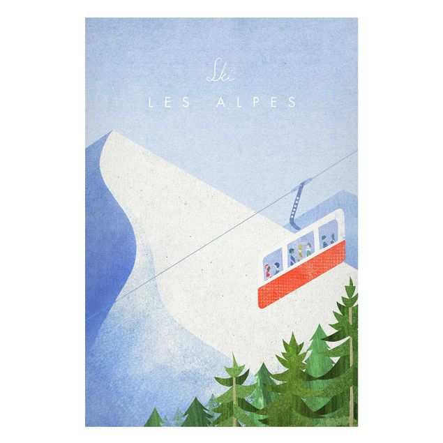 Lavagna magnetica - Poster di viaggio - Alpi