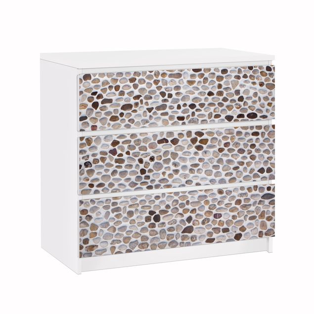 Carta adesiva per mobili IKEA - Malm Cassettiera 3xCassetti - Andalusian stone wall