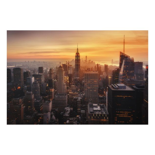Paraschizzi in vetro - Manhattan Skyline Evening