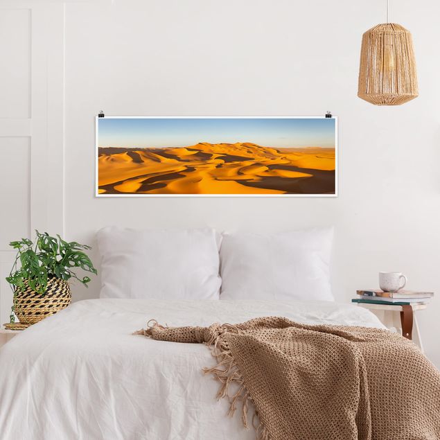 Poster - Deserto Murzuq in Libia - Panorama formato orizzontale