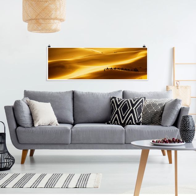 Poster - dune dorate - Panorama formato orizzontale