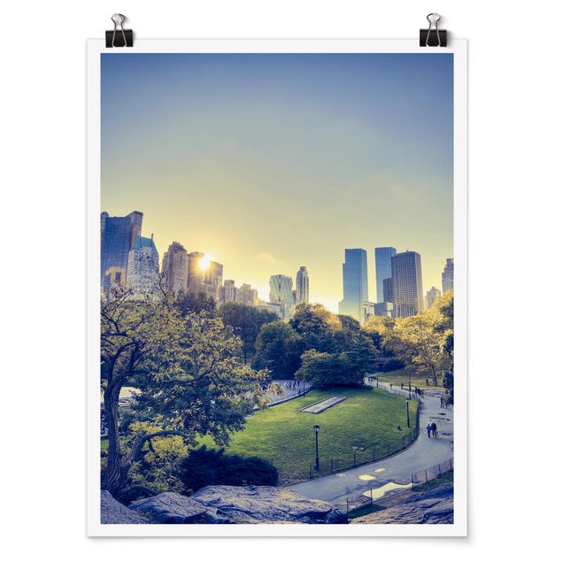 Poster - Peaceful Central Park - Verticale 4:3