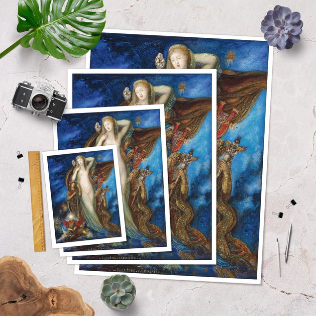 Poster - Gustave Moreau - di Helena Glorificazione - Verticale 4:3