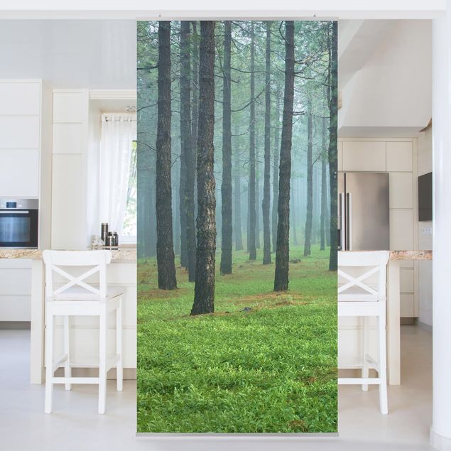 Tenda a pannello - Deep forest with pines on La Palma 250x120cm