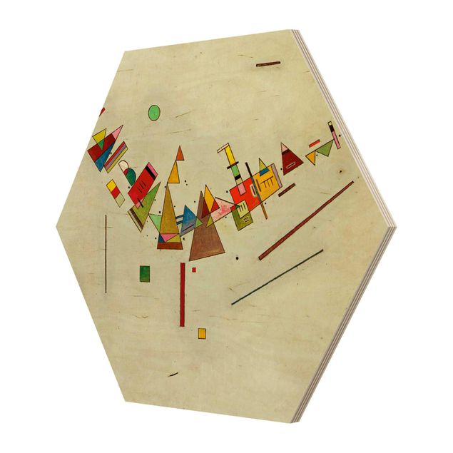 Esagono in legno - Wassily Kandinsky - Angular Momentum