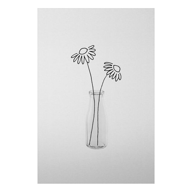 Stampa su alluminio - Natura morta di fiori