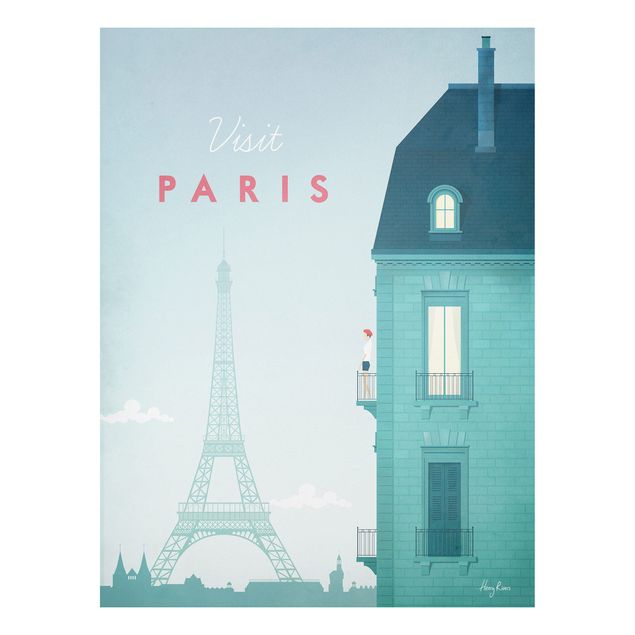 Stampa su Forex - Poster Viaggio - Parigi - Verticale 4:3