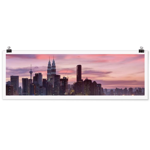 Poster - Kuala Lumpur - Panorama formato orizzontale